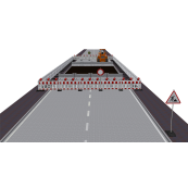 Sign post | made of steel |  60 mm / 76 mm |  76 mm | Length: 3500 mm